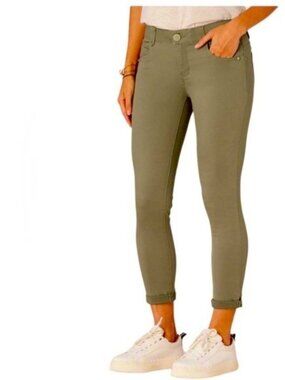 Democracy AbSolution Colored Ankle Skimmer Pants Spring Casual Stretch Whimsy 16